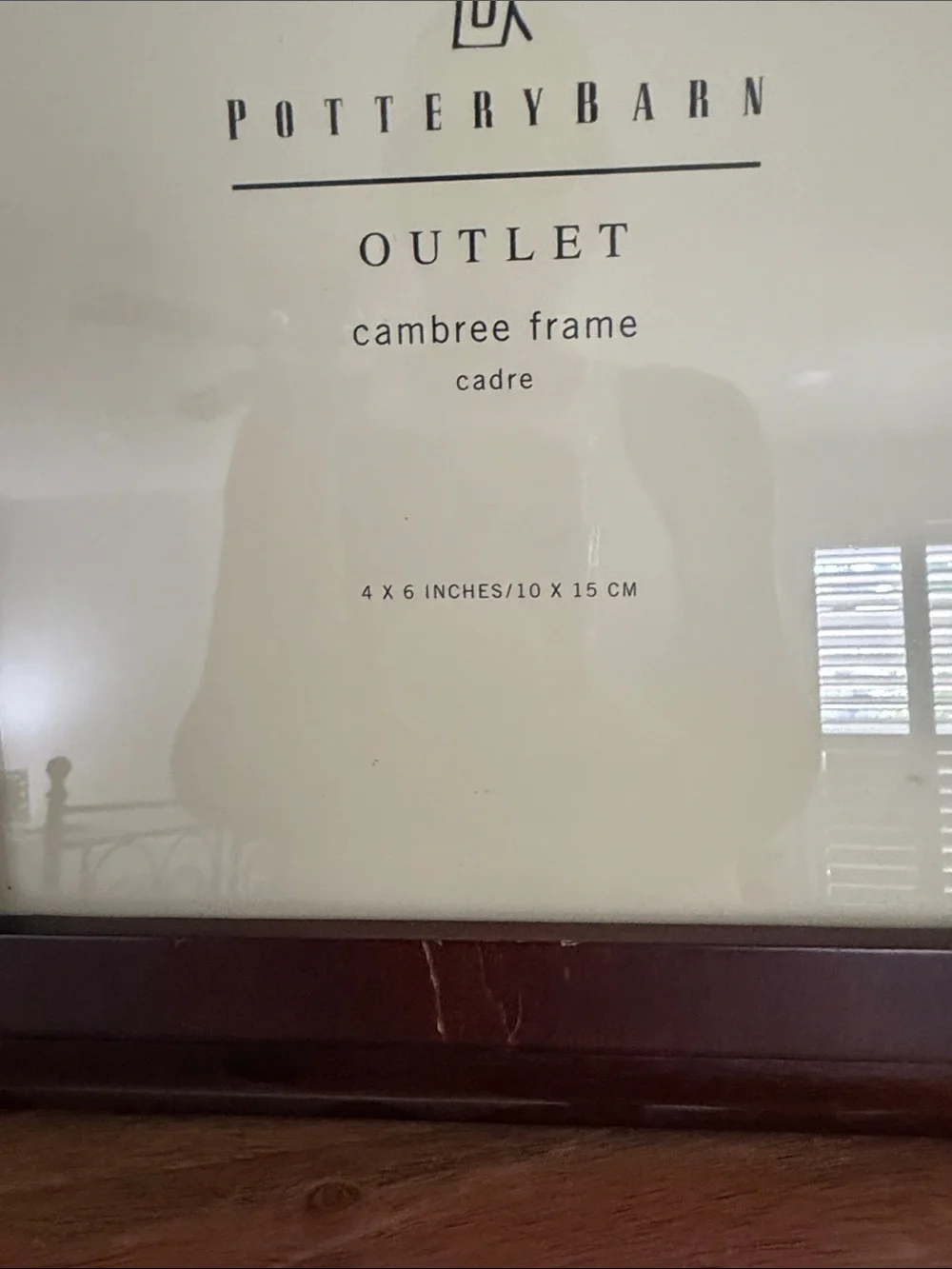 Pottery Barn Outlet Dark Brown Wood Picture Frame with Matting